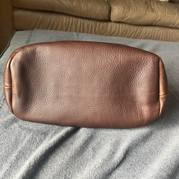 Love 41 - Medium Tumbled Leather Duffle Purse - Picture 4 of 5